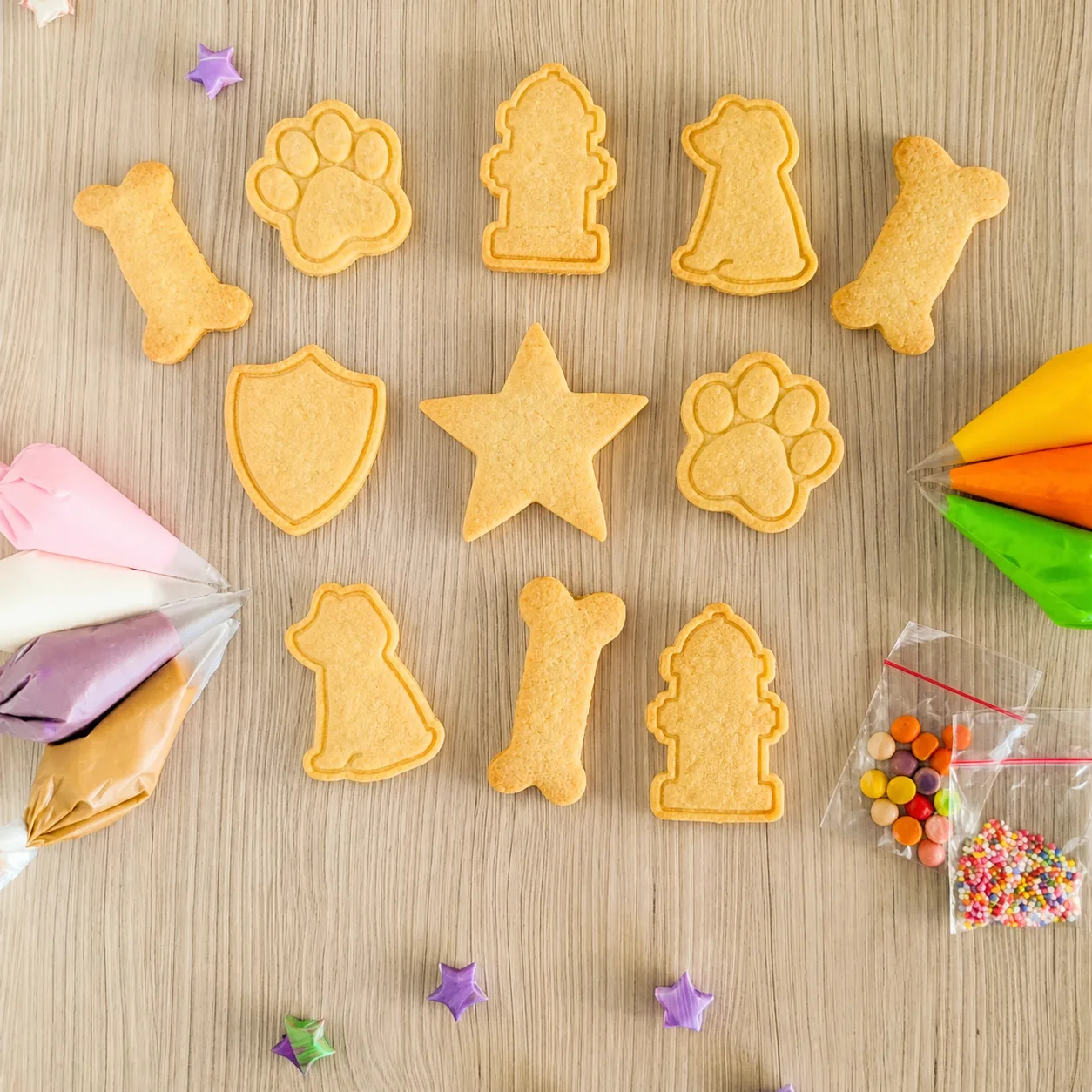 SWEETALICIOUS DIY Butter Cookies Hias Character Unicorn Mermaid Animal Transportation - isi 10, tampilan 4