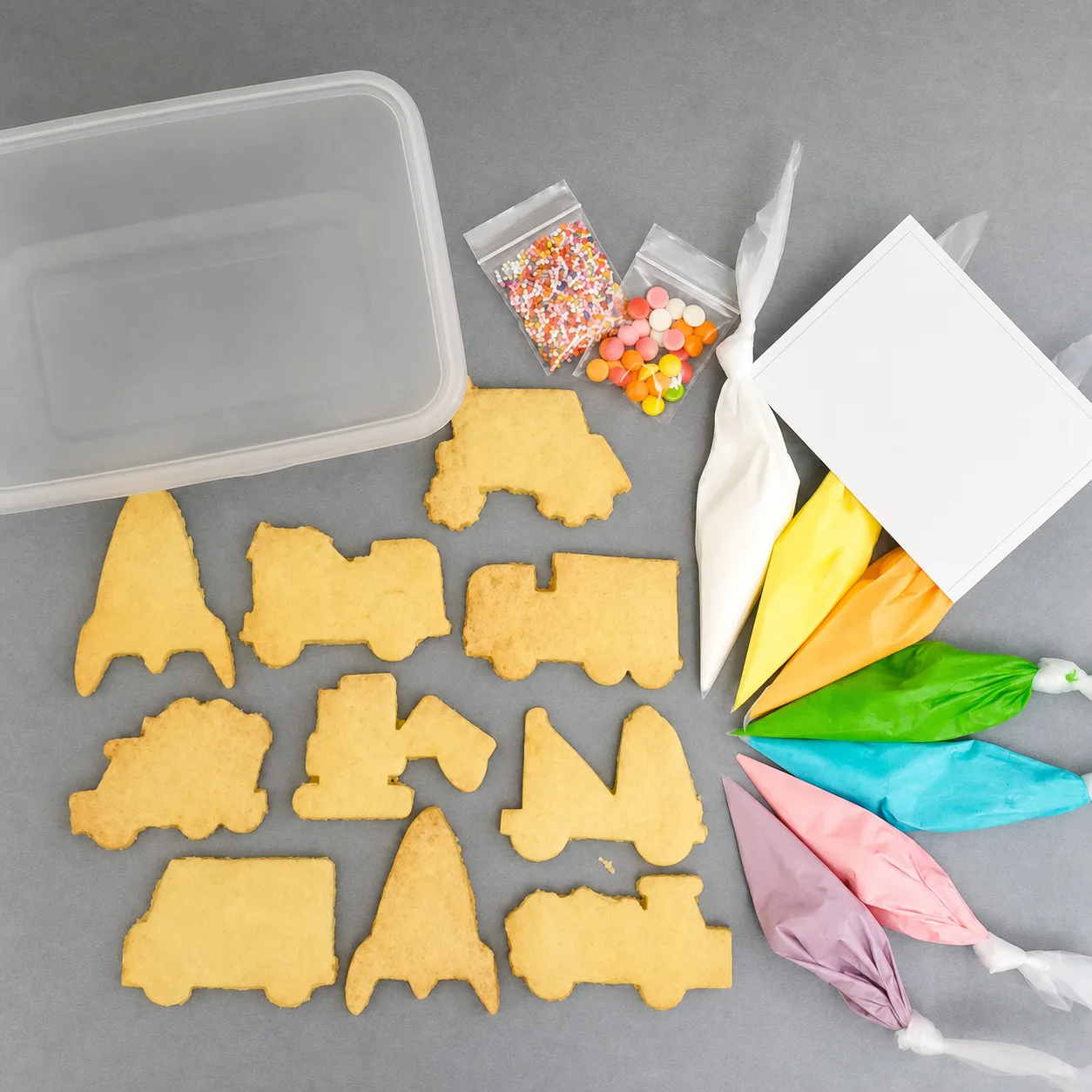 SWEETALICIOUS DIY Butter Cookies Hias Character Unicorn Mermaid Animal Transportation - isi 10, tampilan 6