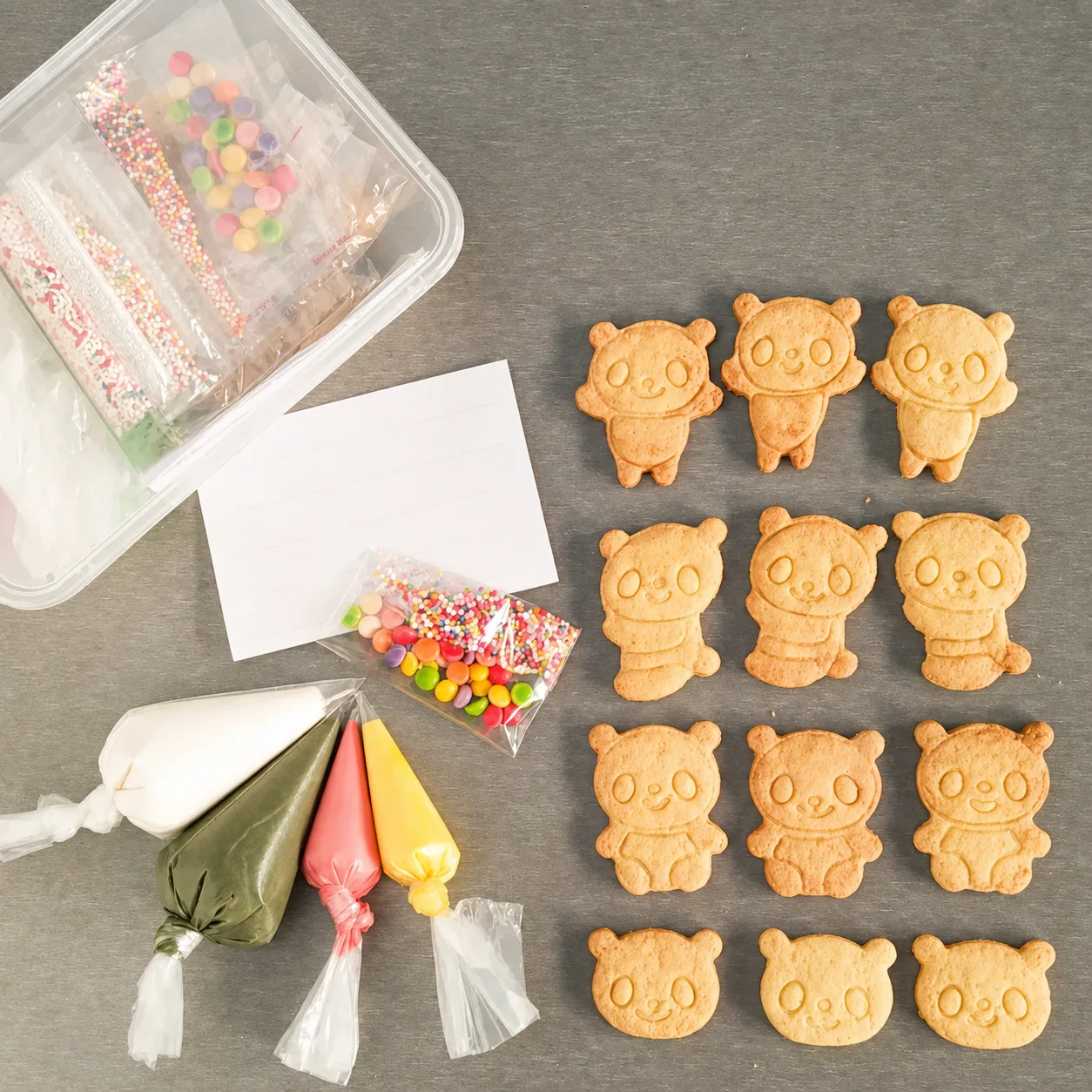 SWEETALICIOUS DIY Butter Cookies Hias Character Unicorn Mermaid Animal Transportation - isi 10, tampilan 7