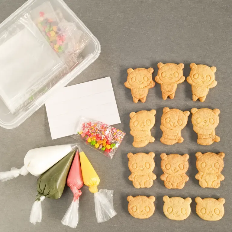 SWEETALICIOUS DIY Butter Cookies Hias Character Unicorn Mermaid Animal Transportation - isi 10, varian Panda