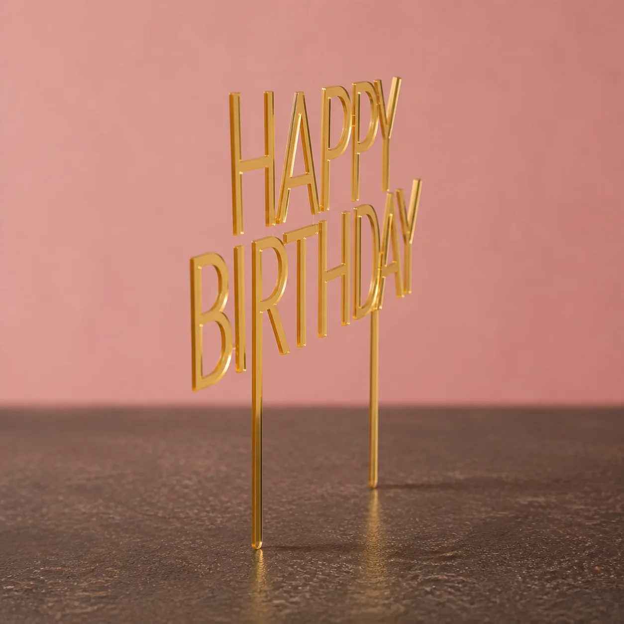 Topper Kue Happy Birthday Mini - studio view 2