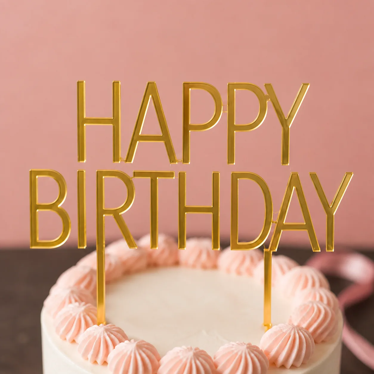 Topper Kue Happy Birthday Mini - studio view 3