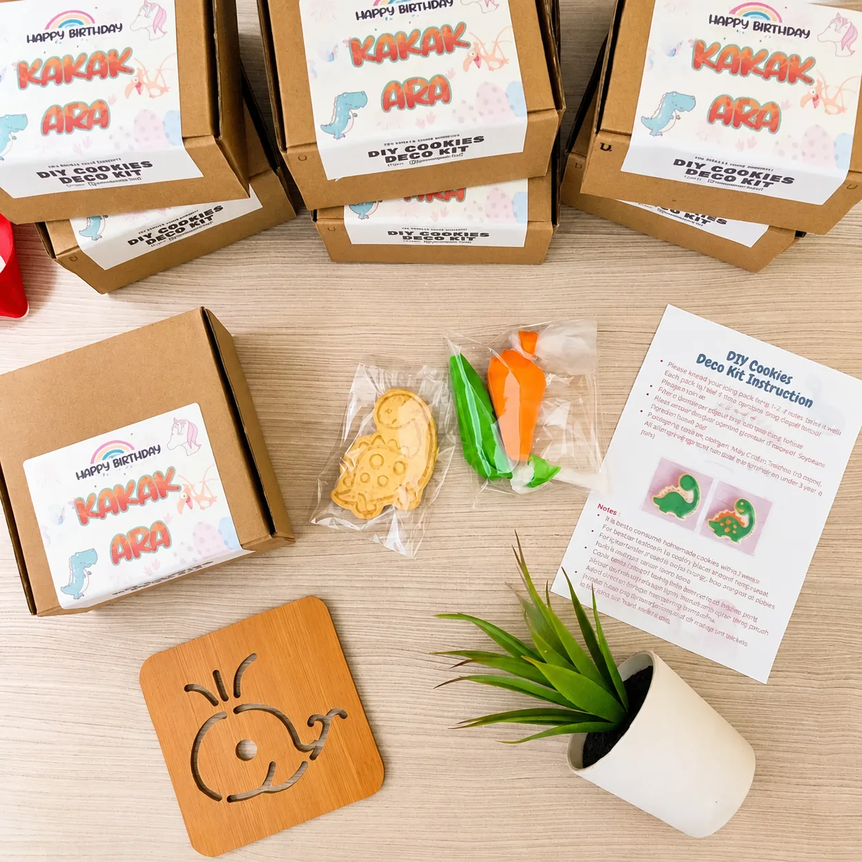 SWEETALICIOUS - DIY Cookies Hias Character Hampers / Souvenir Unik Ulang Tahun Anak, tampilan 3