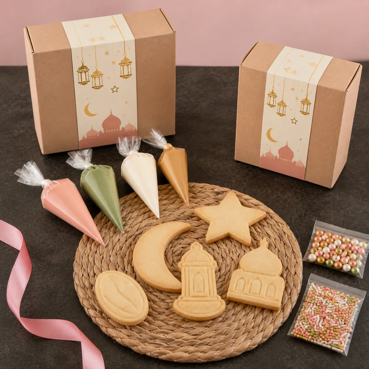 Kit DIY cookies bertema Lebaran
