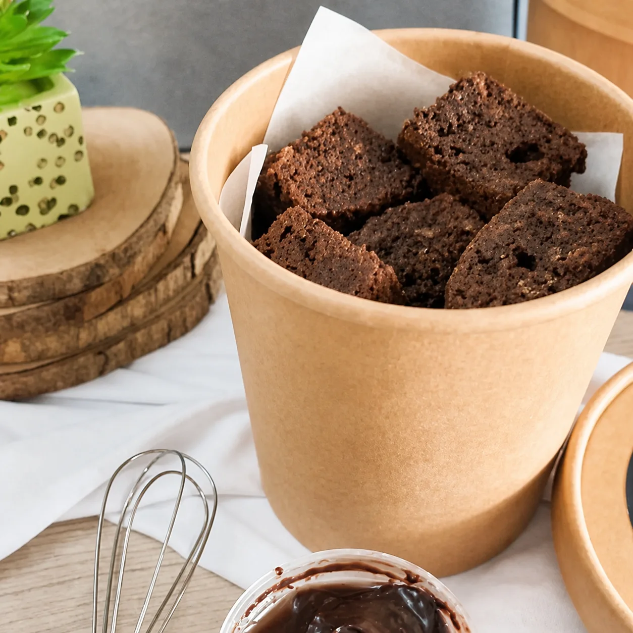 SWEETALICIOUS Brownies Dark Chocolate Fudgy – Chewy, Melting, Fresh Baked Homemade, tampilan 3