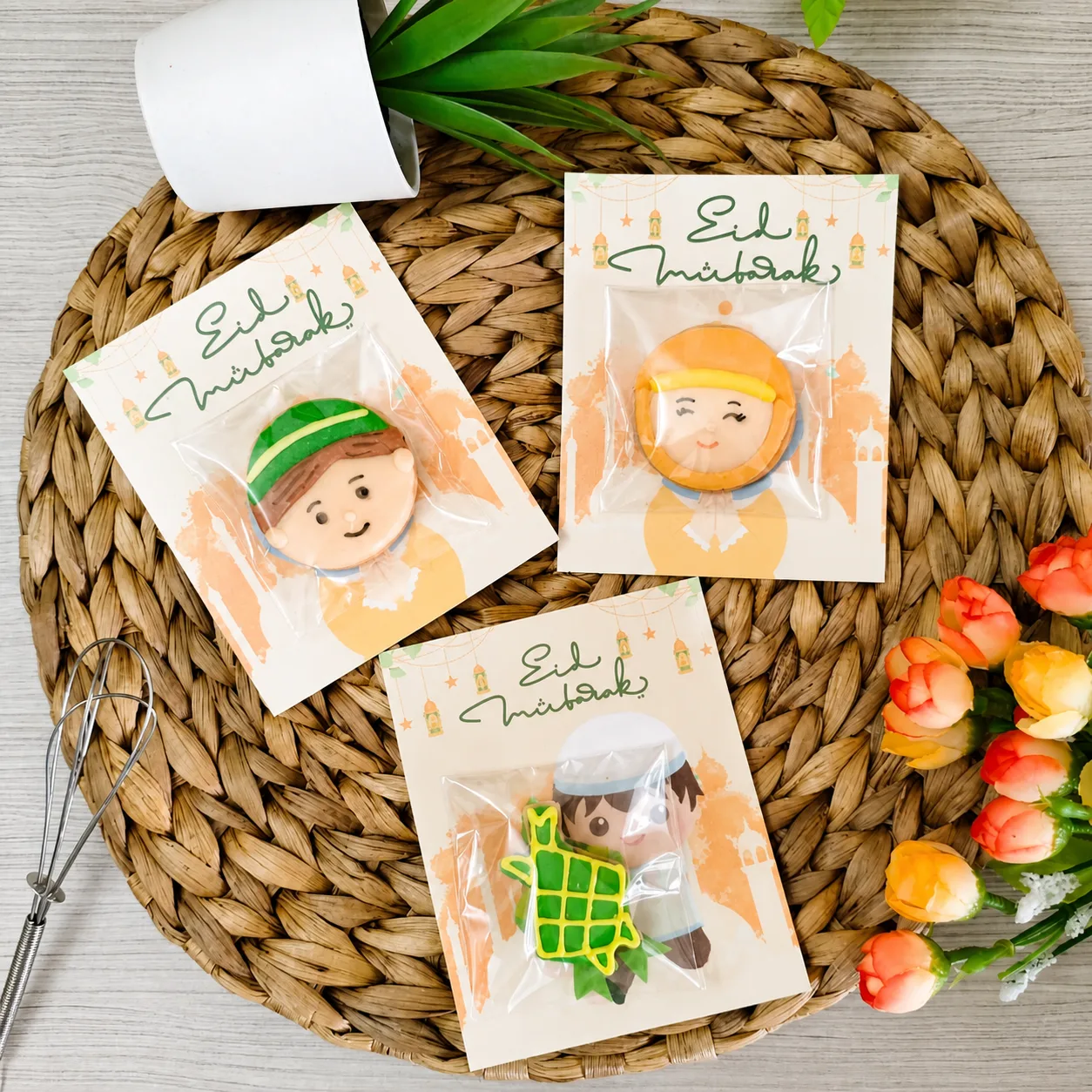 SWEETALICIOUS Cookies Hias Character Tema Lebaran Idul Fitri Ramadhan, tampilan 1