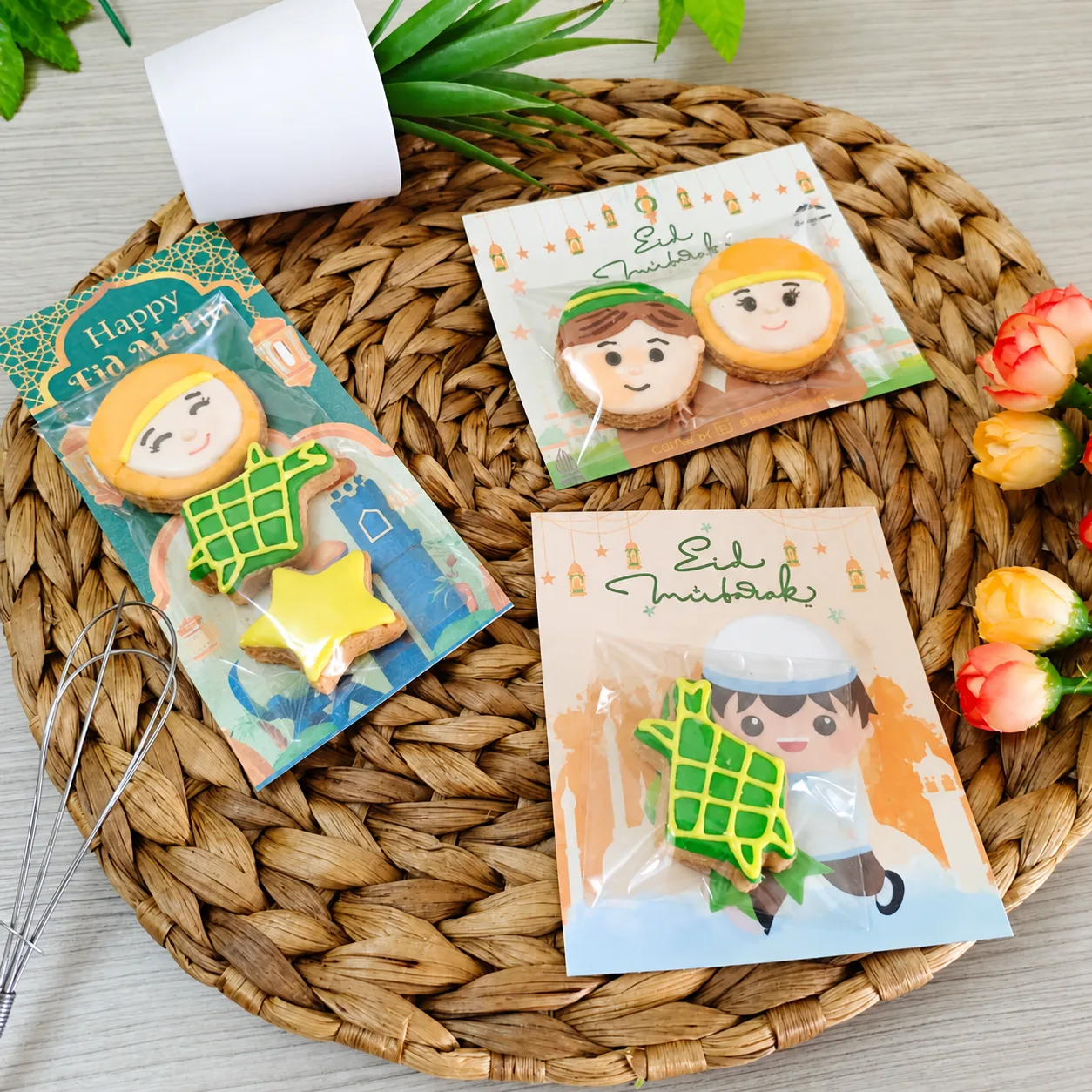 SWEETALICIOUS Cookies Hias Character Tema Lebaran Idul Fitri Ramadhan, tampilan 2