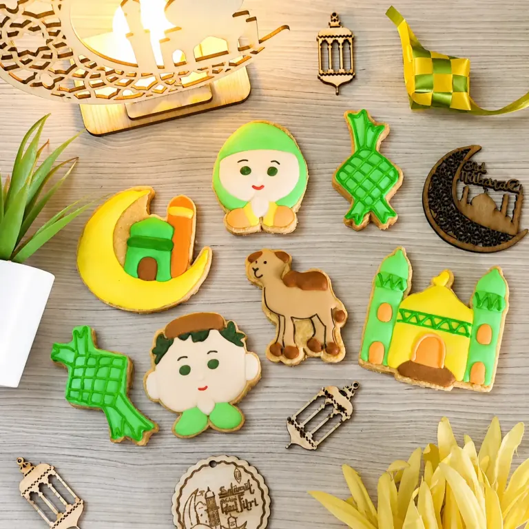 SWEETALICIOUS Cookies Hias Character Tema Lebaran Idul Fitri Ramadhan, tampilan 3