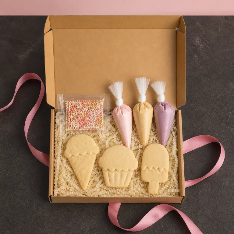 Box Hampers DIY Cookies - studio view 1