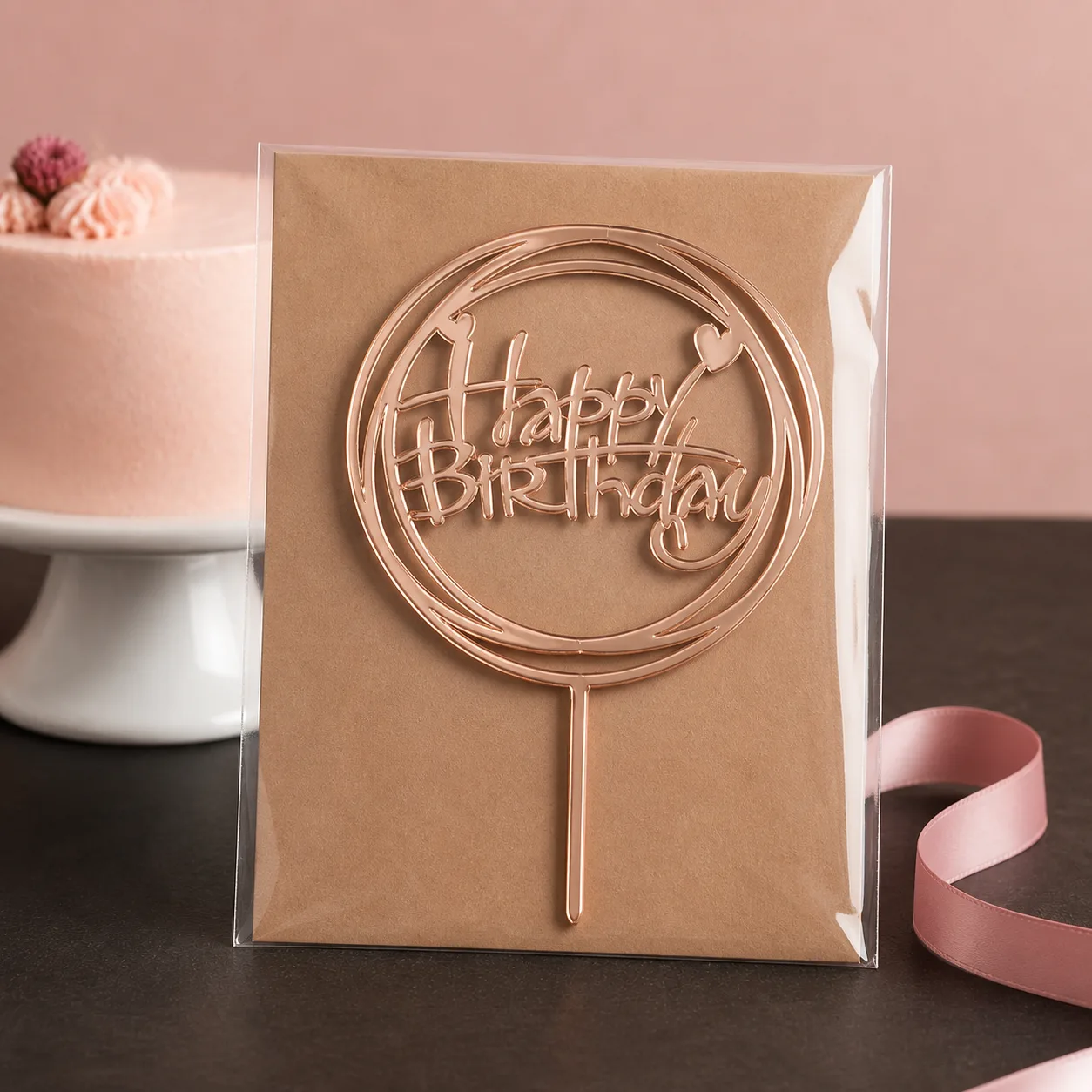 Topper Happy Birthday Medium - studio view 4