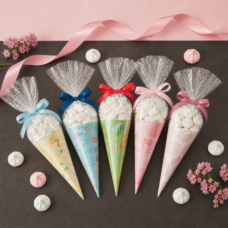 Meringue Party Cone - studio view 1