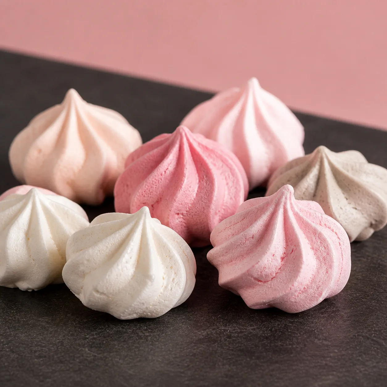 French Meringue Cookies - studio view 2