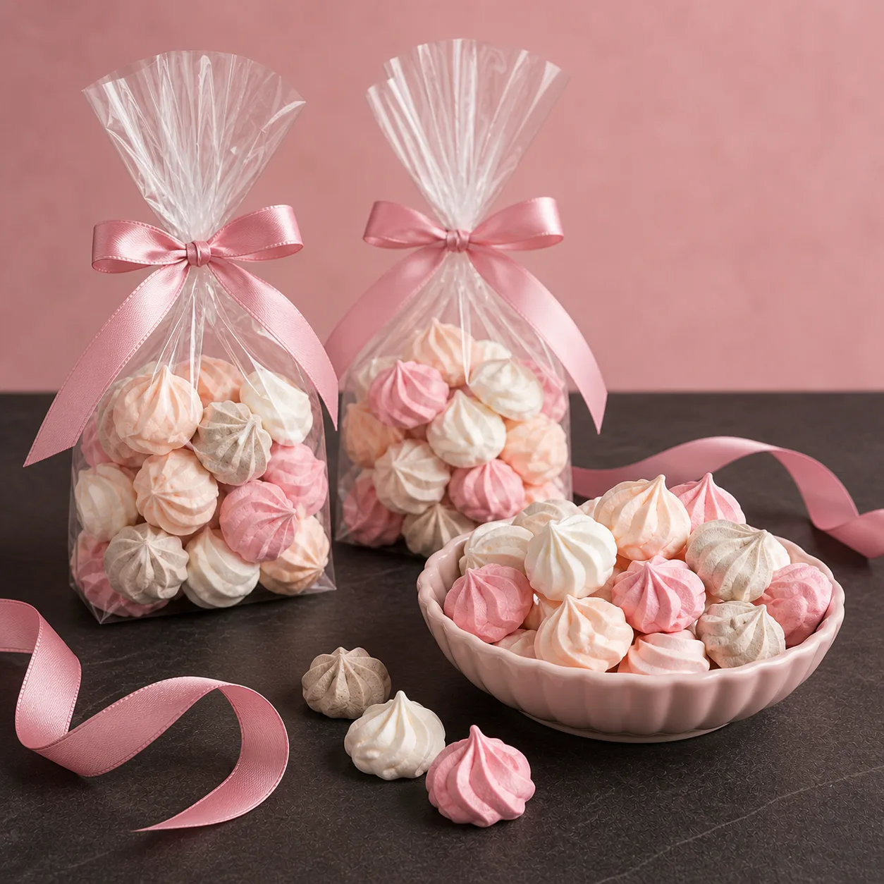 French Meringue Cookies - studio view 4