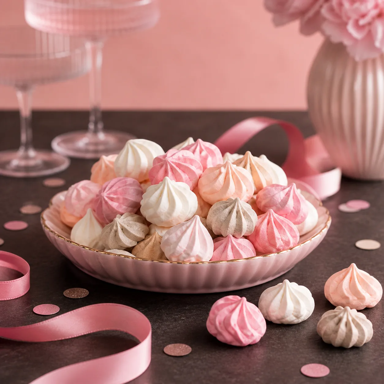 French Meringue Cookies - studio view 5