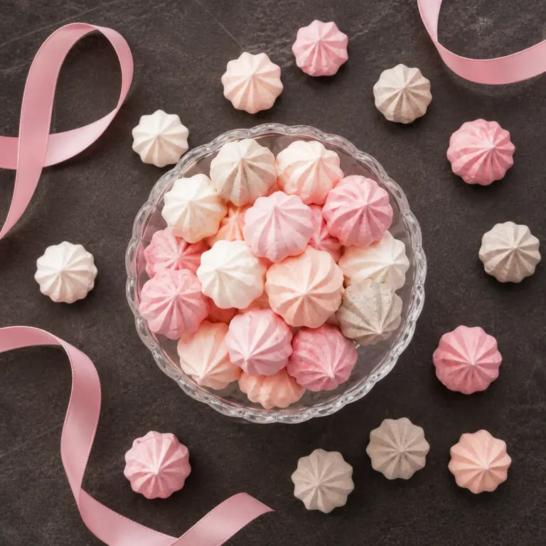 French Meringue Cookies - studio view 1