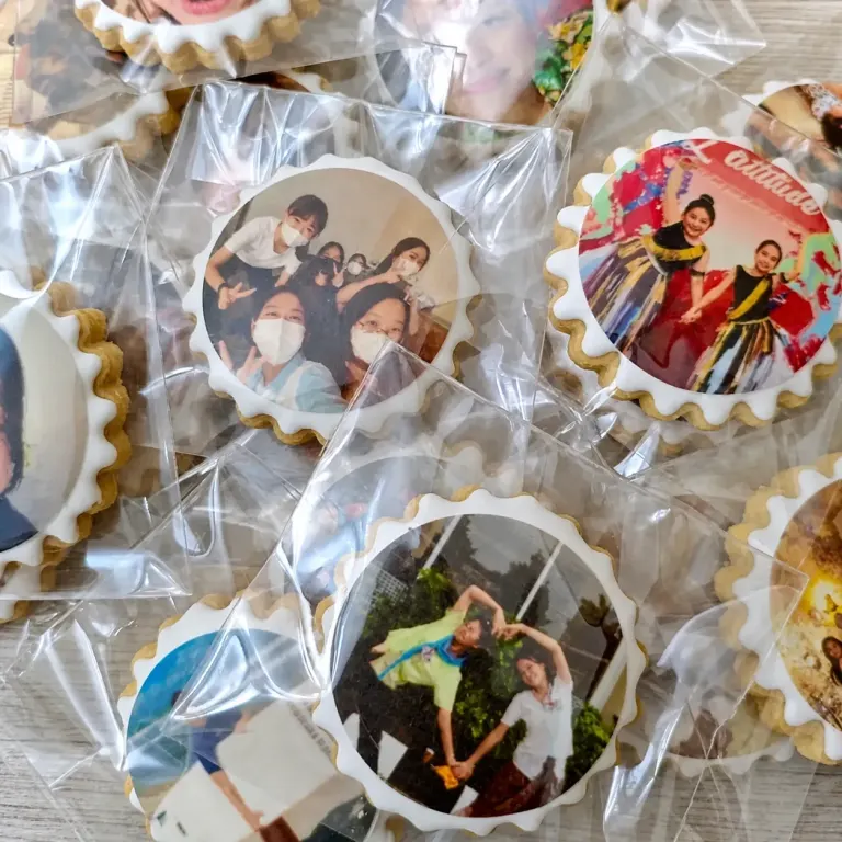 Cookies Hias Karakter Edible Print Foto Logo, tampilan 6