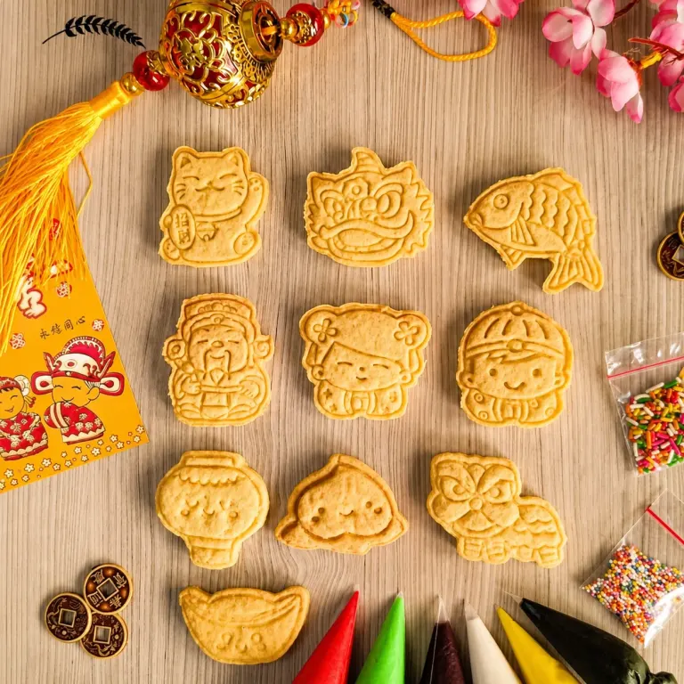 DIY Cookies Hias Karakter Tema Sincia Imlek CNY, tampilan 1